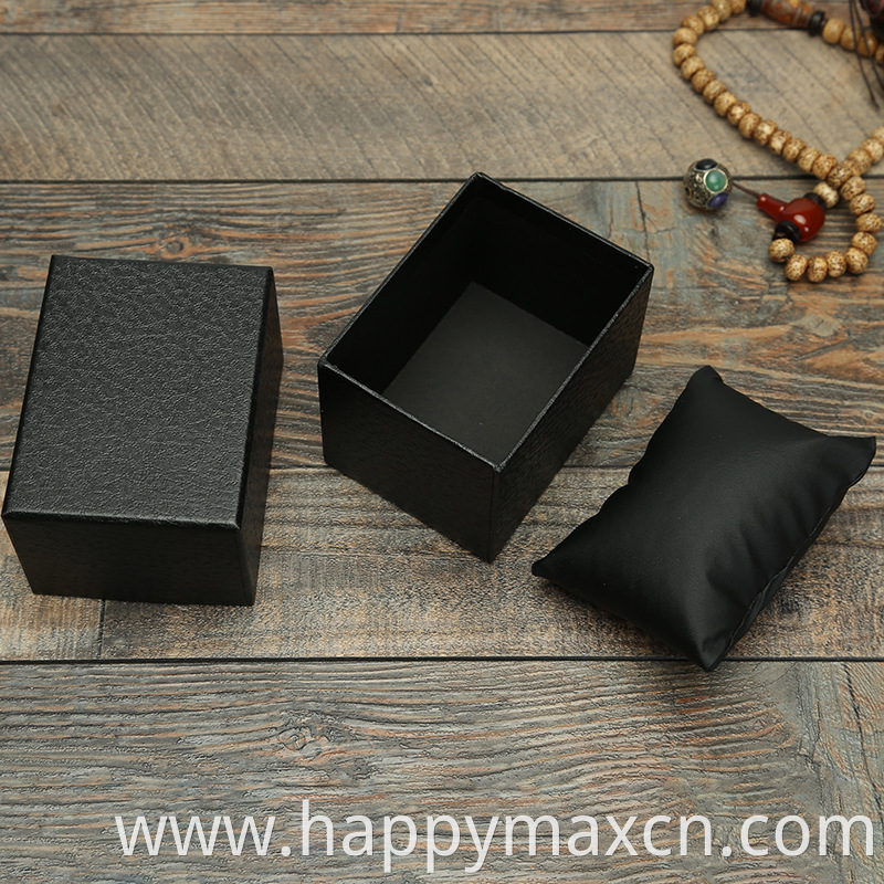 Customize Logo Hard Paper Gift Box For Men And Women Watch recycled jewelry packing